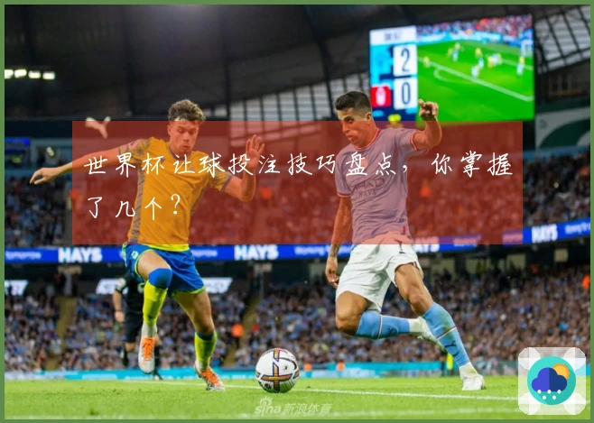 世界杯让球投注技巧盘点，你掌握了几个？