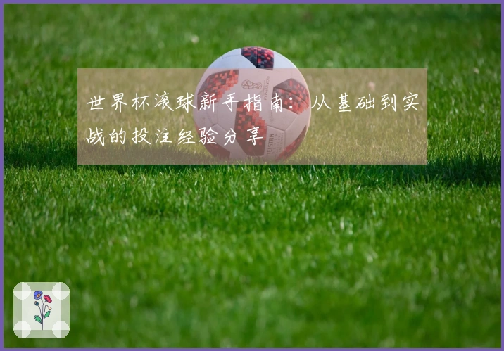 世界杯滚球新手指南：从基础到实战的投注经验分享