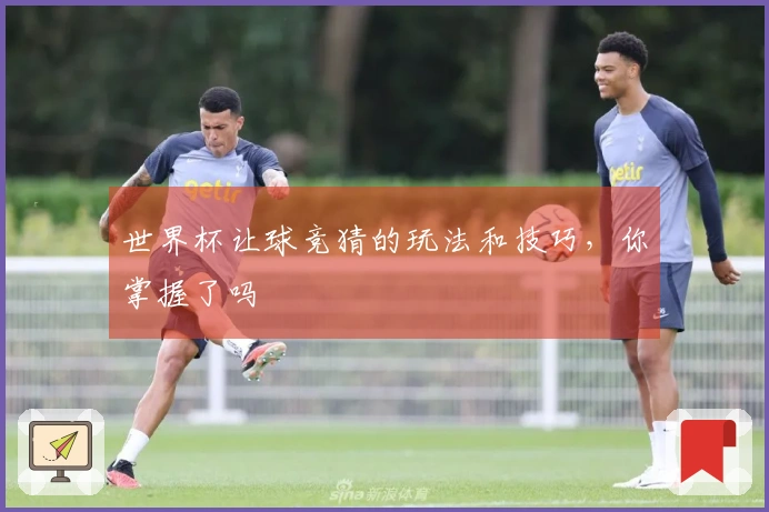 世界杯让球竞猜的玩法和技巧，你掌握了吗