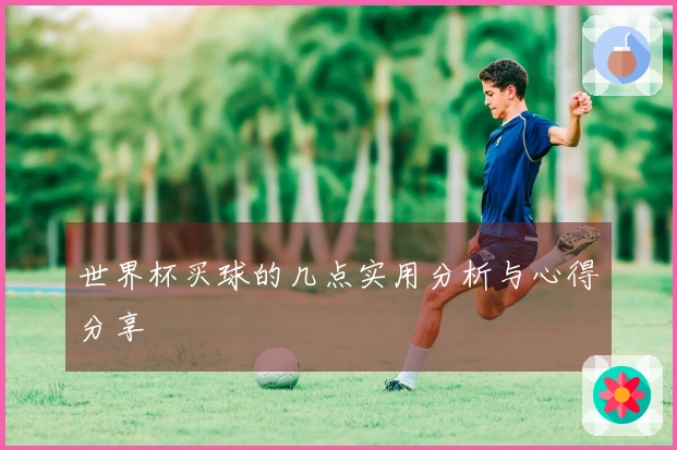 世界杯买球的几点实用分析与心得分享